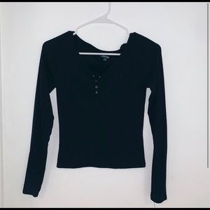 Black Button Up LongSleeve